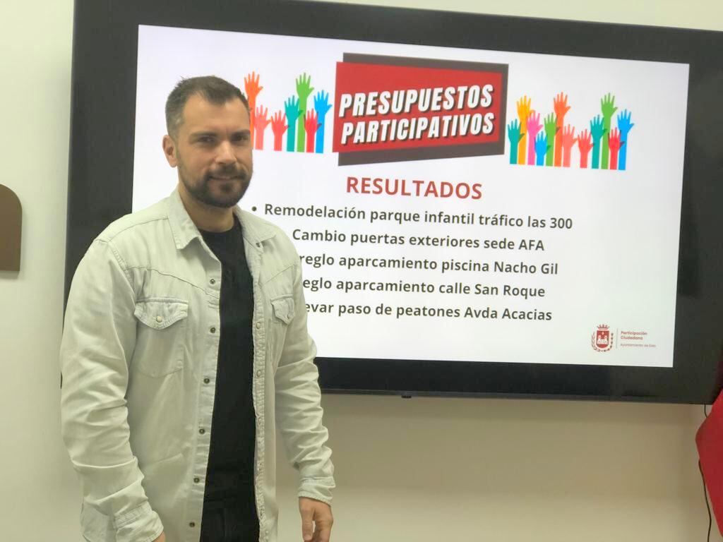 Javier Rivera, concejal de Participación Ciudadana de Elda