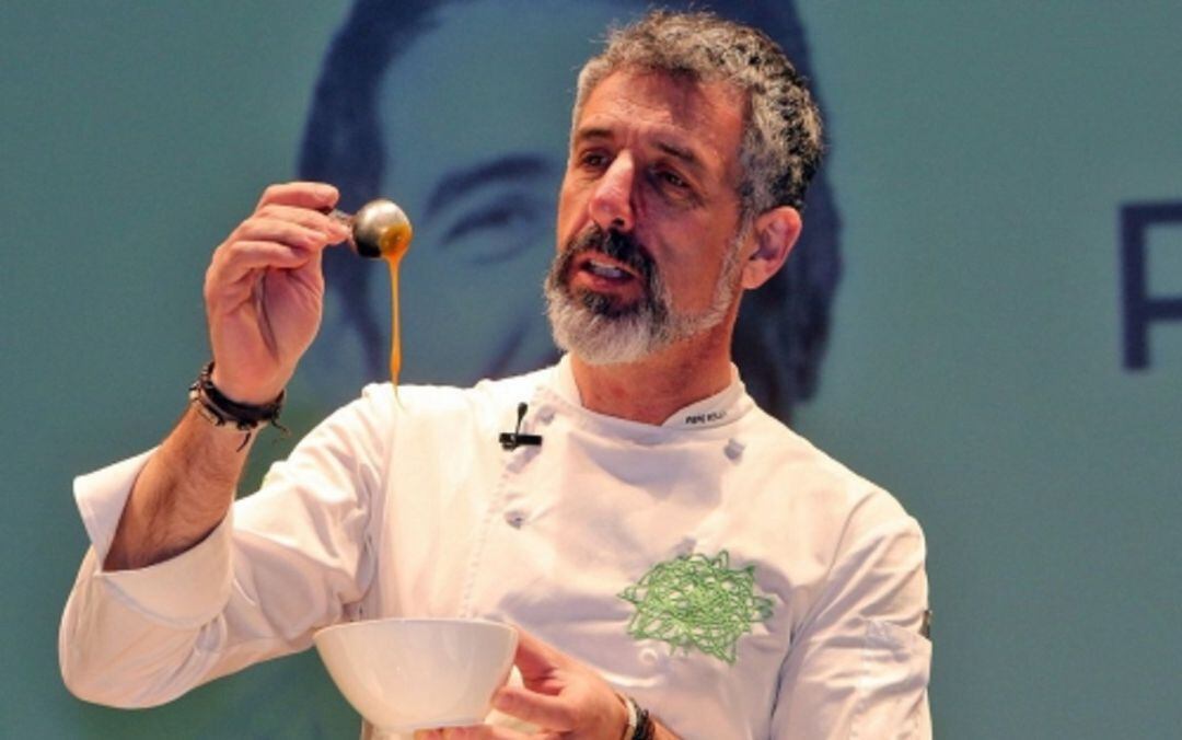 El Chef Pepe Solla en un &quot;Show cooking&quot;