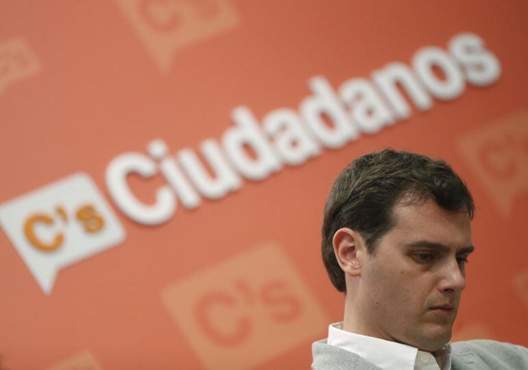 GRA118 MADRID, 07062016.- El presidente de Ciudadanos, Albert Rivera, durante la presentación hoy en Madrid de la Memoria Económica y el programa electoral del partido. EFEJuan Carlos Hidalgo