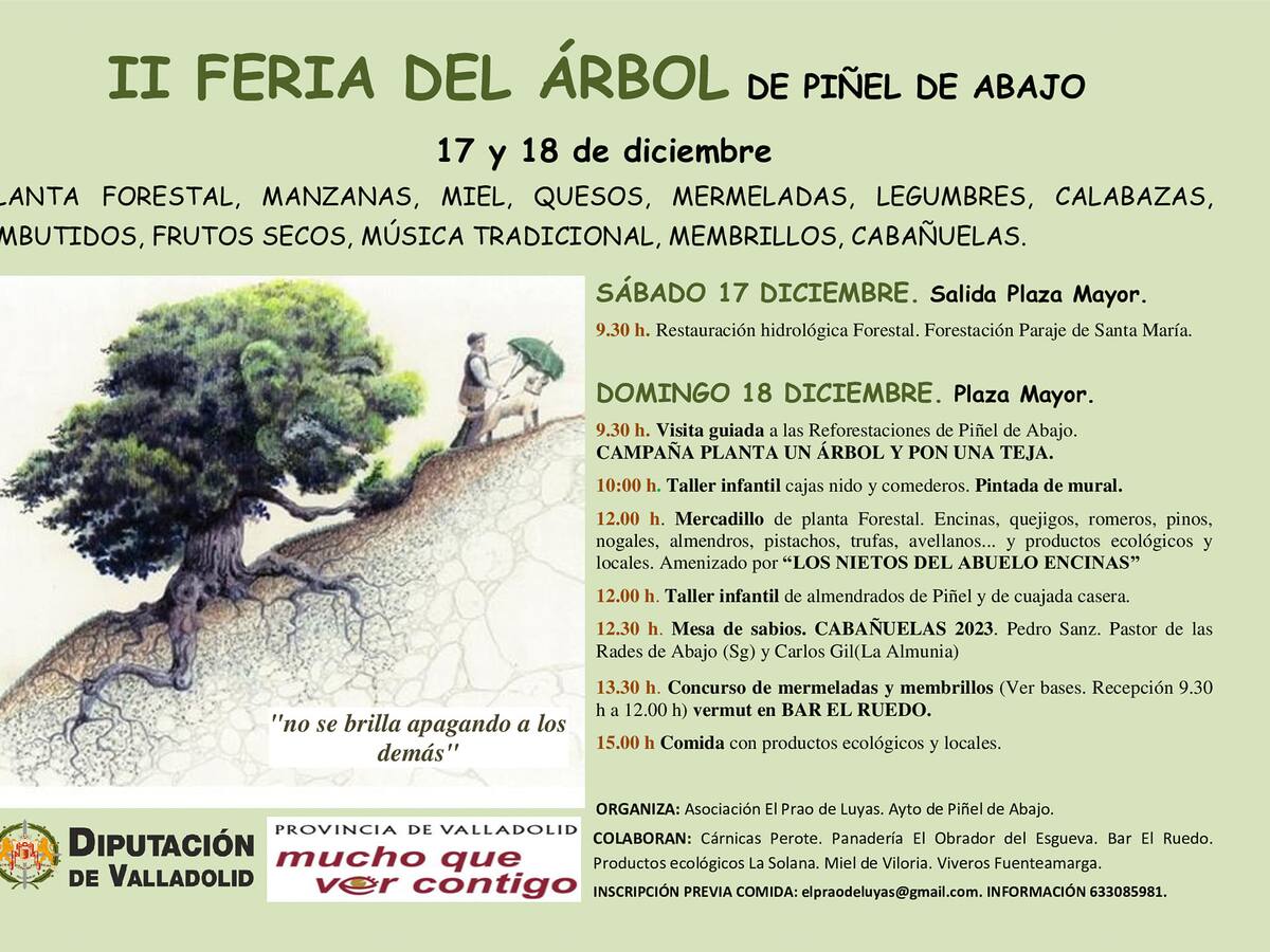 Piñel de Abajo celebra la II Feria del Árbol