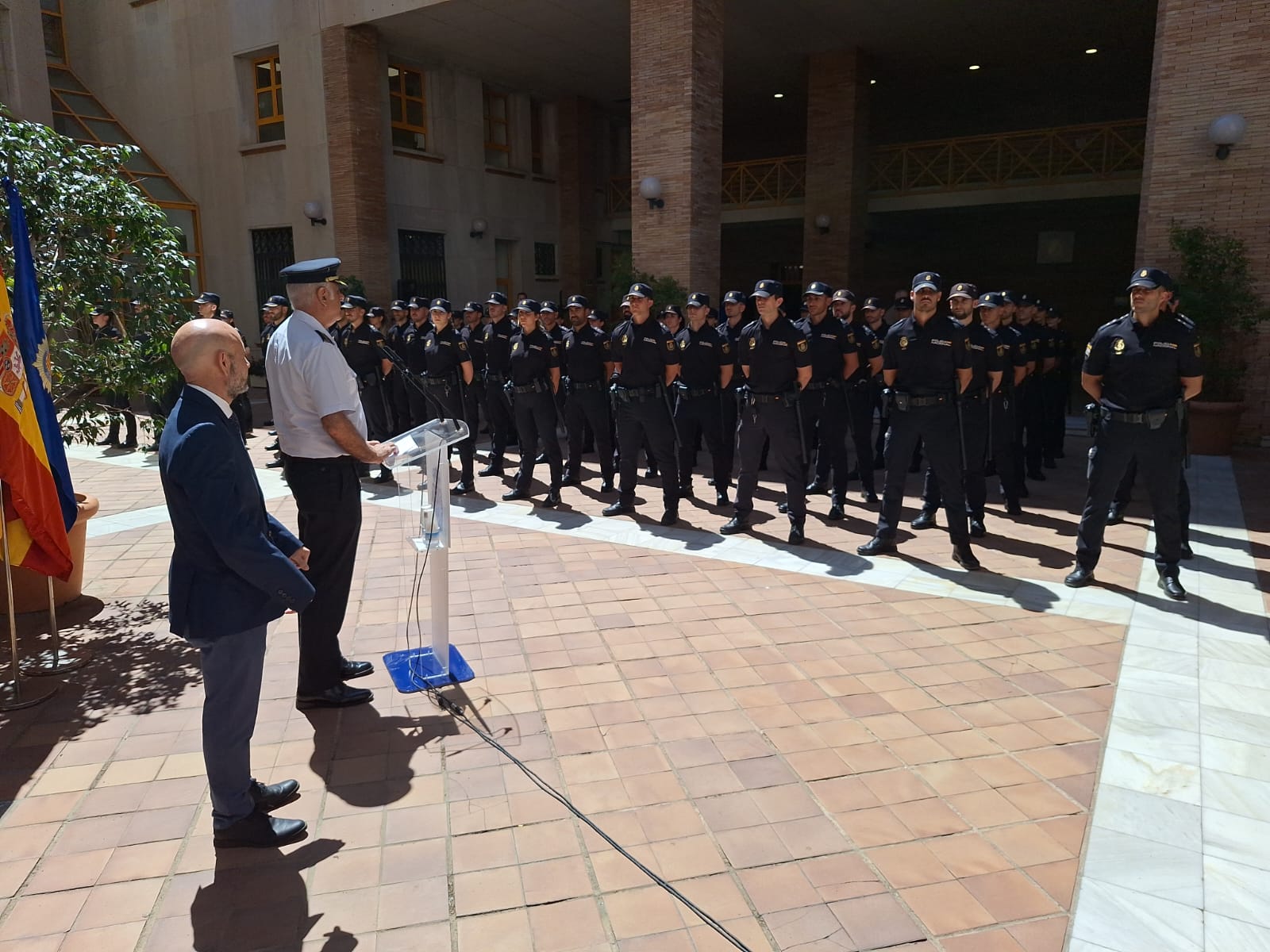 Momento de la bienvenida