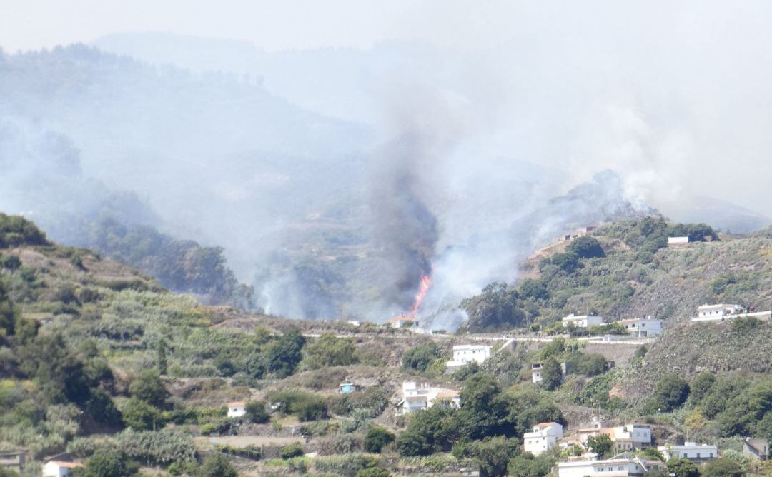 Tercera jornada del incendio de Canarias