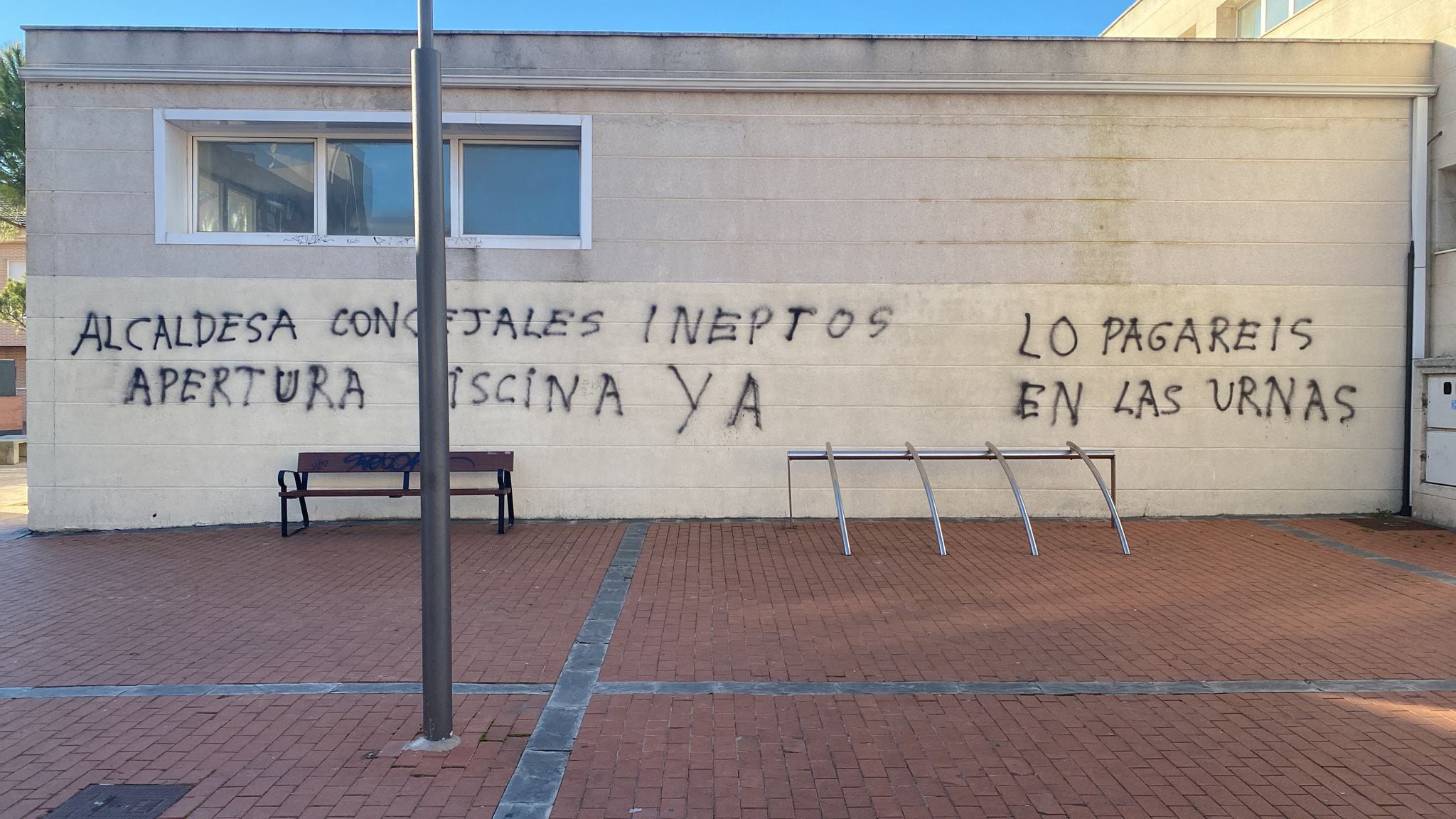 Pintadas en la piscina de Aranda