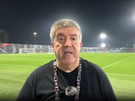 Iñigo Markinez, en la previa del FC Barcelona-Athletic Club.