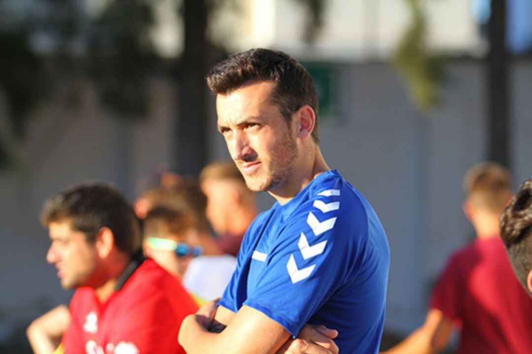 Zafra durante su etapa en el Villanovense. 