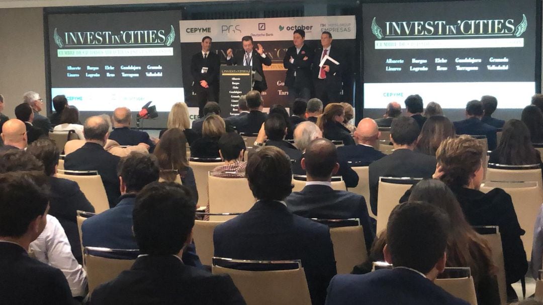 Presentación de Linares en Invest in Cities en Madrid. 