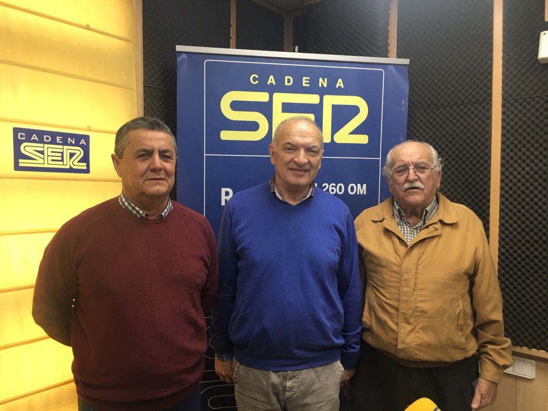 Manuel Jiménez, Antonio GIl, José María Contreras.