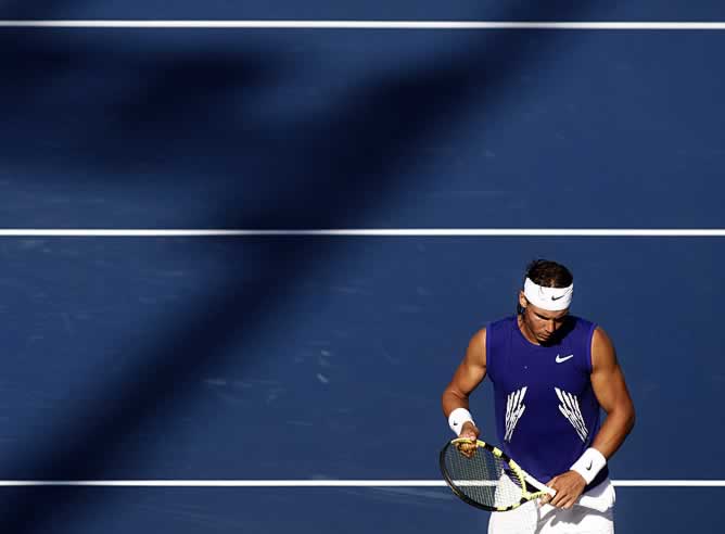 Nadal, durante el Torneo de Toronto