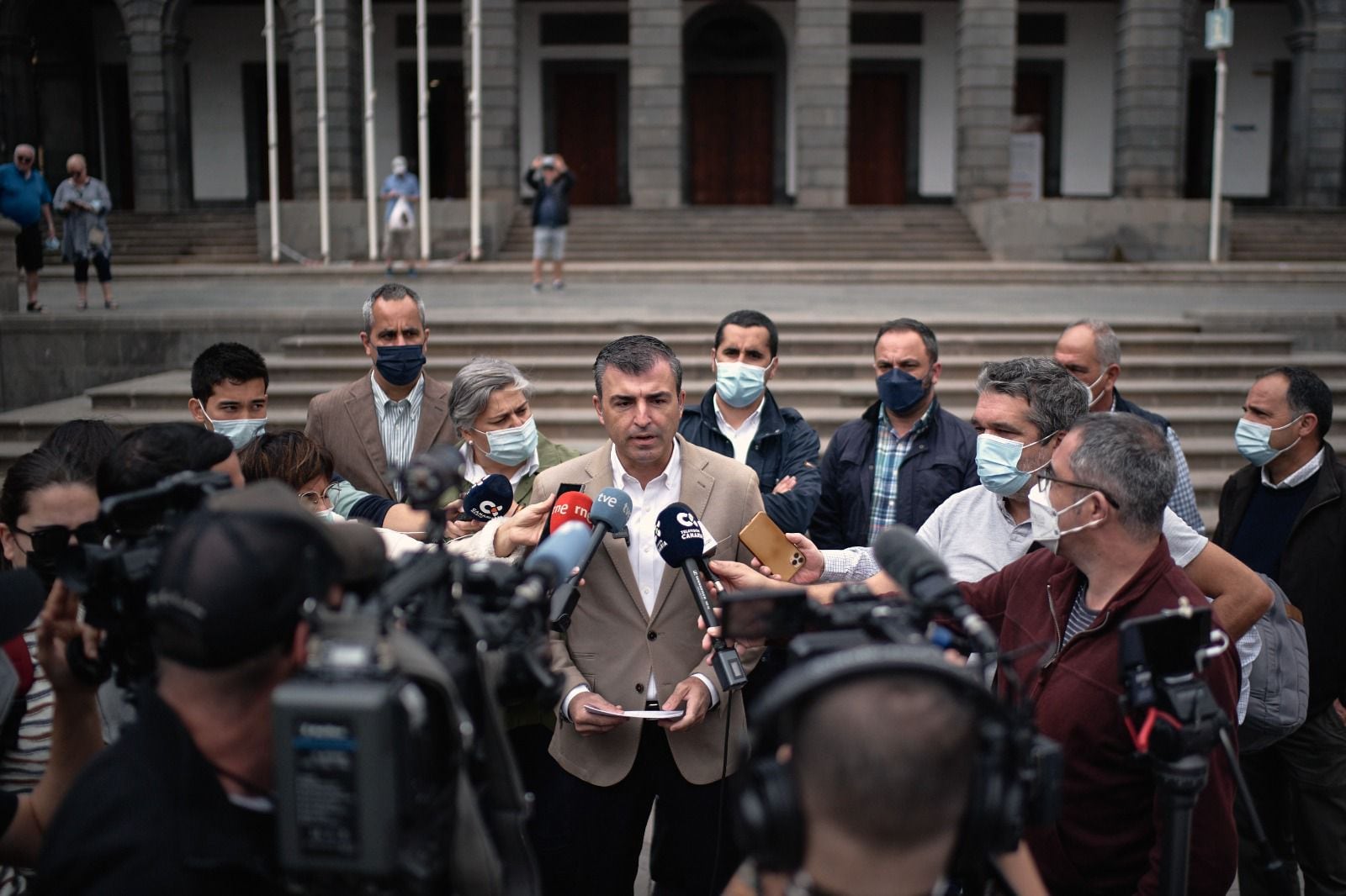 Manuel Domínguez, presidente del PP en Canarias