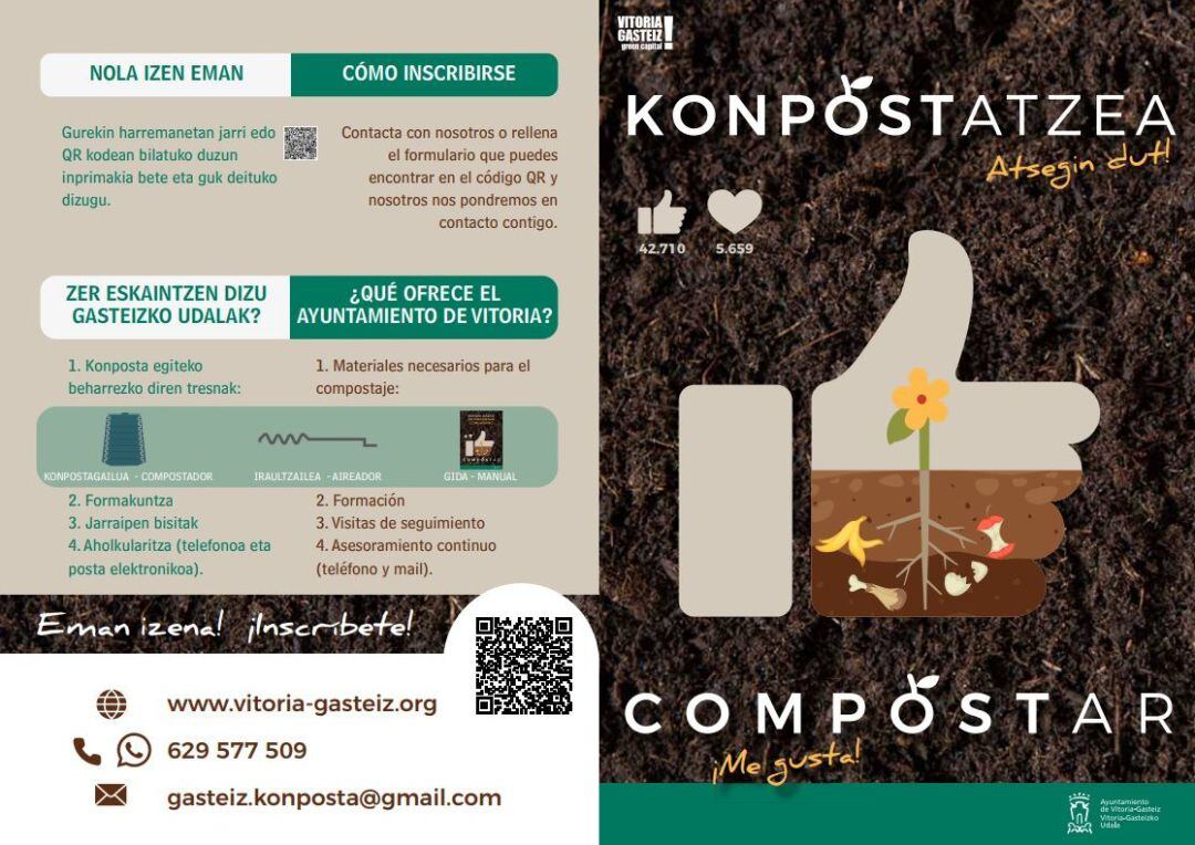 Carte de la campaña Compostar me gusta