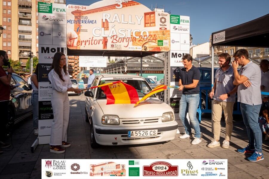 Salida del rally en una edición anterior