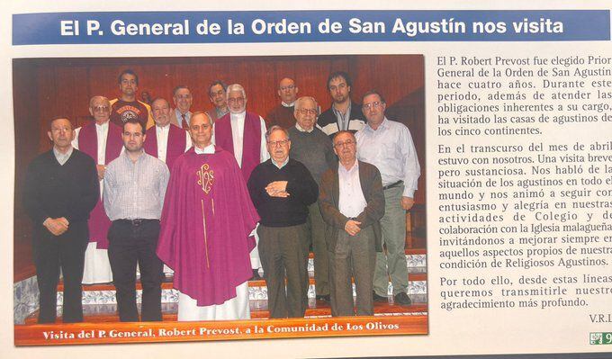 Visita del ahora papá a Málaga en 2005