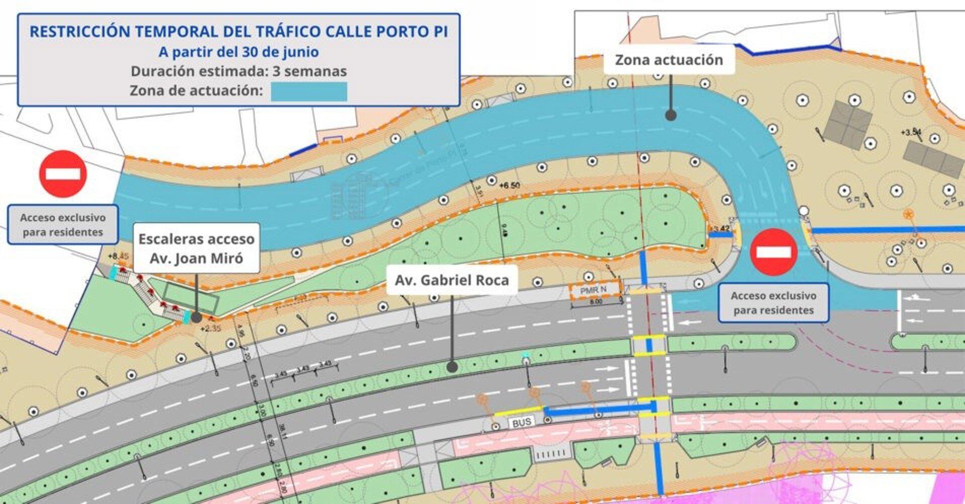 Mapa de la zona afectada.- APB