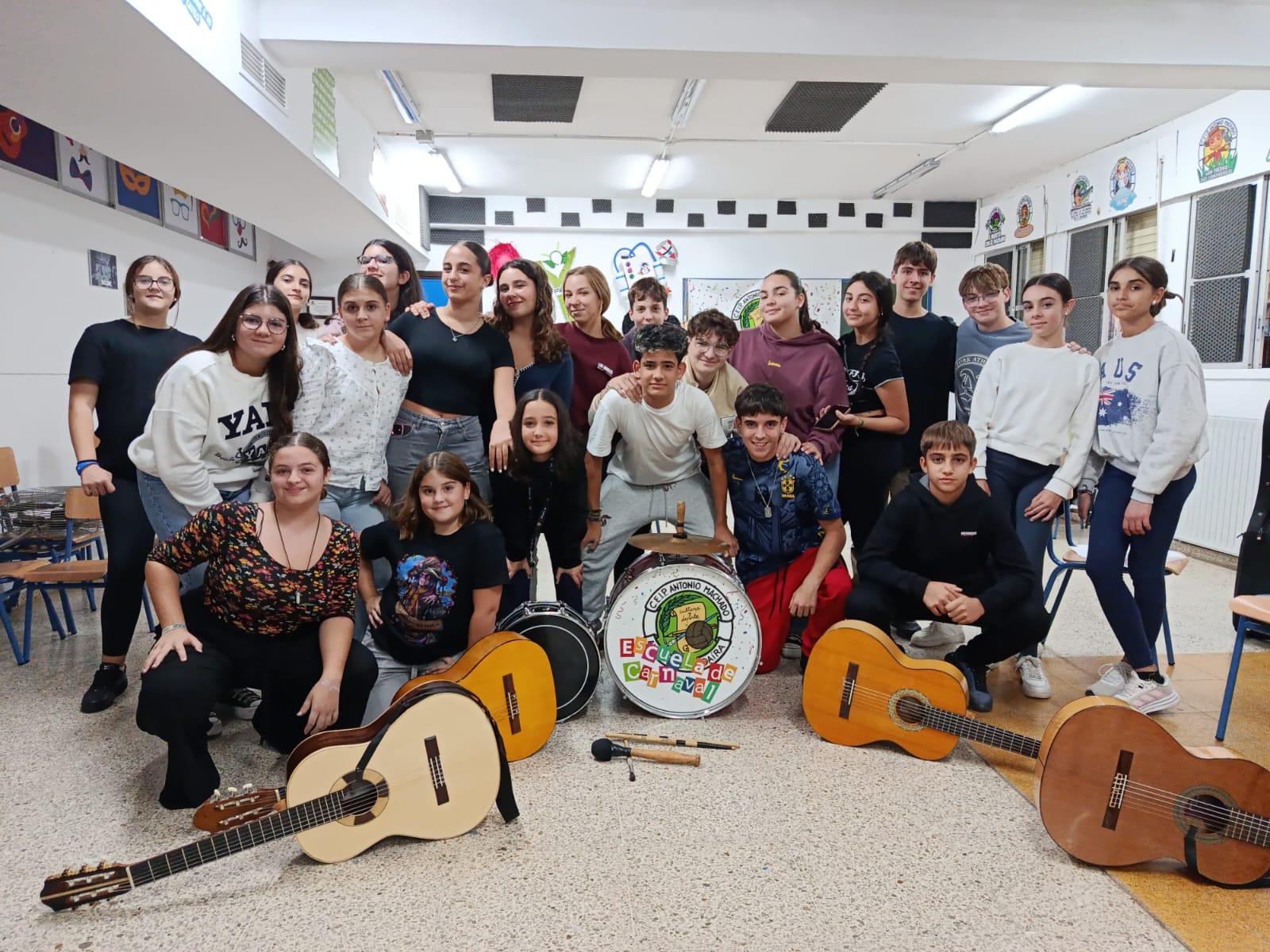 La comparsa infantil El barrio del arte