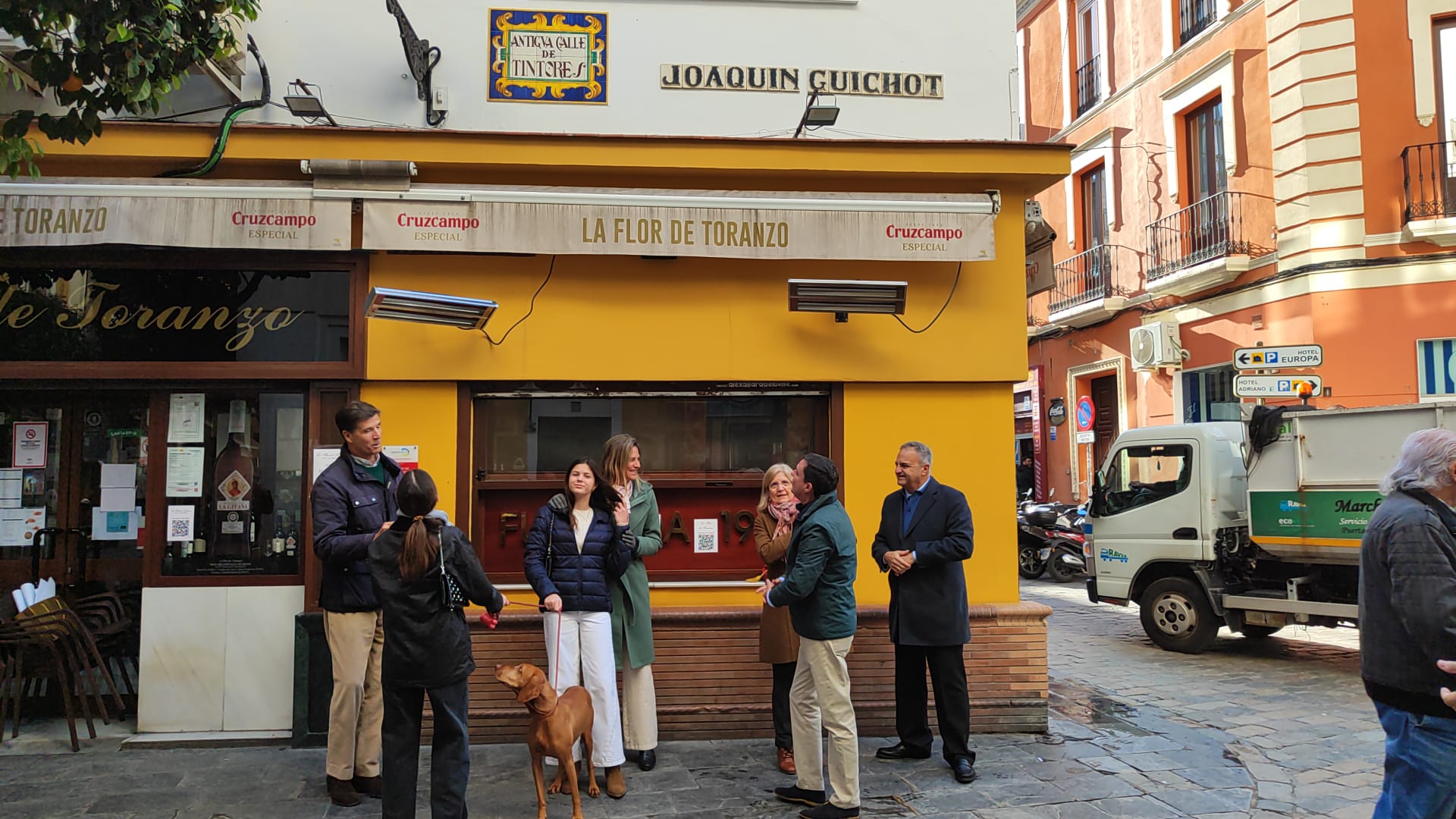 Recuperación de la antigua calle Tintores en la actual Joaquín Guichot