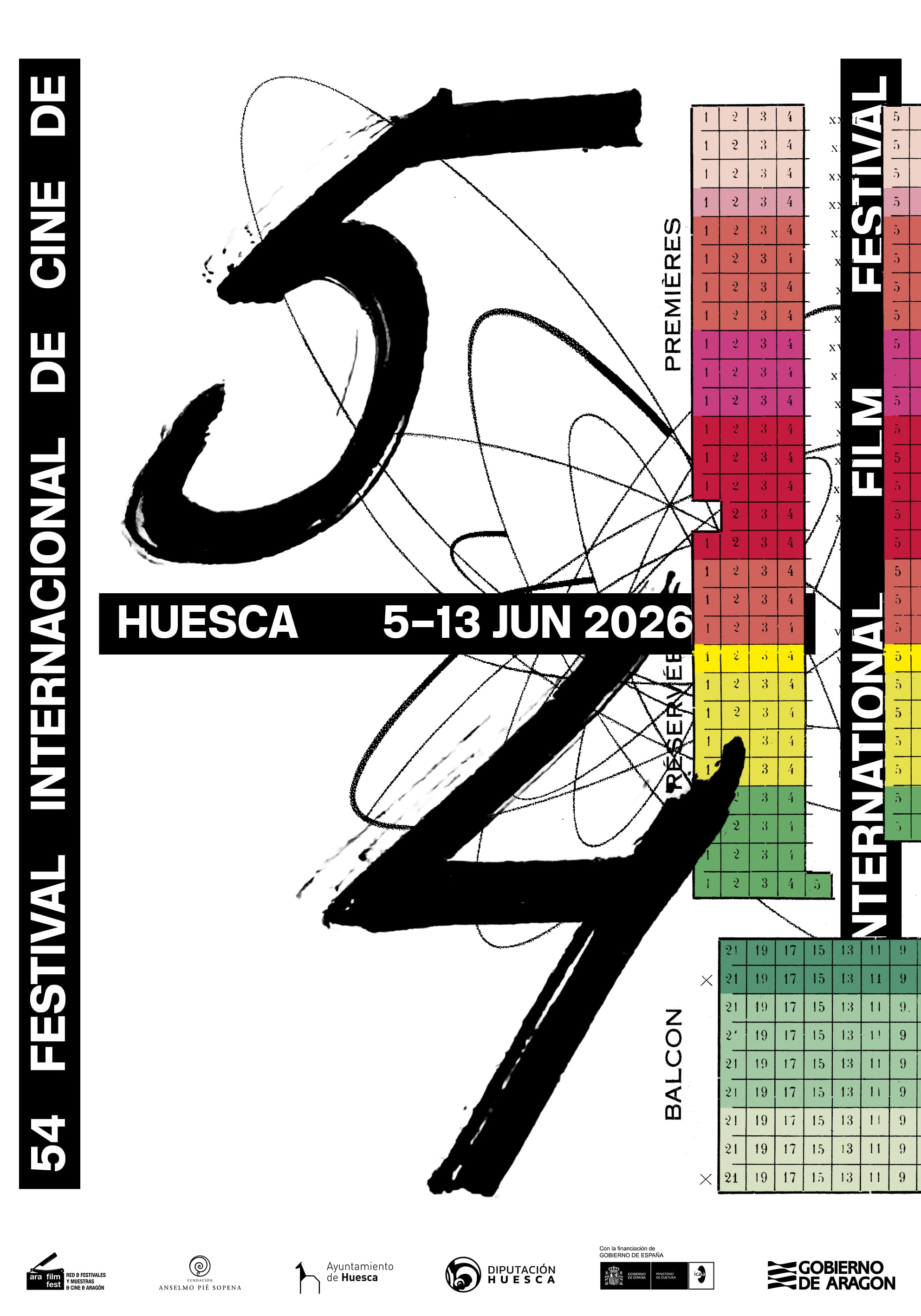 El cartel del 54HIFF es un diseño de R2 Design