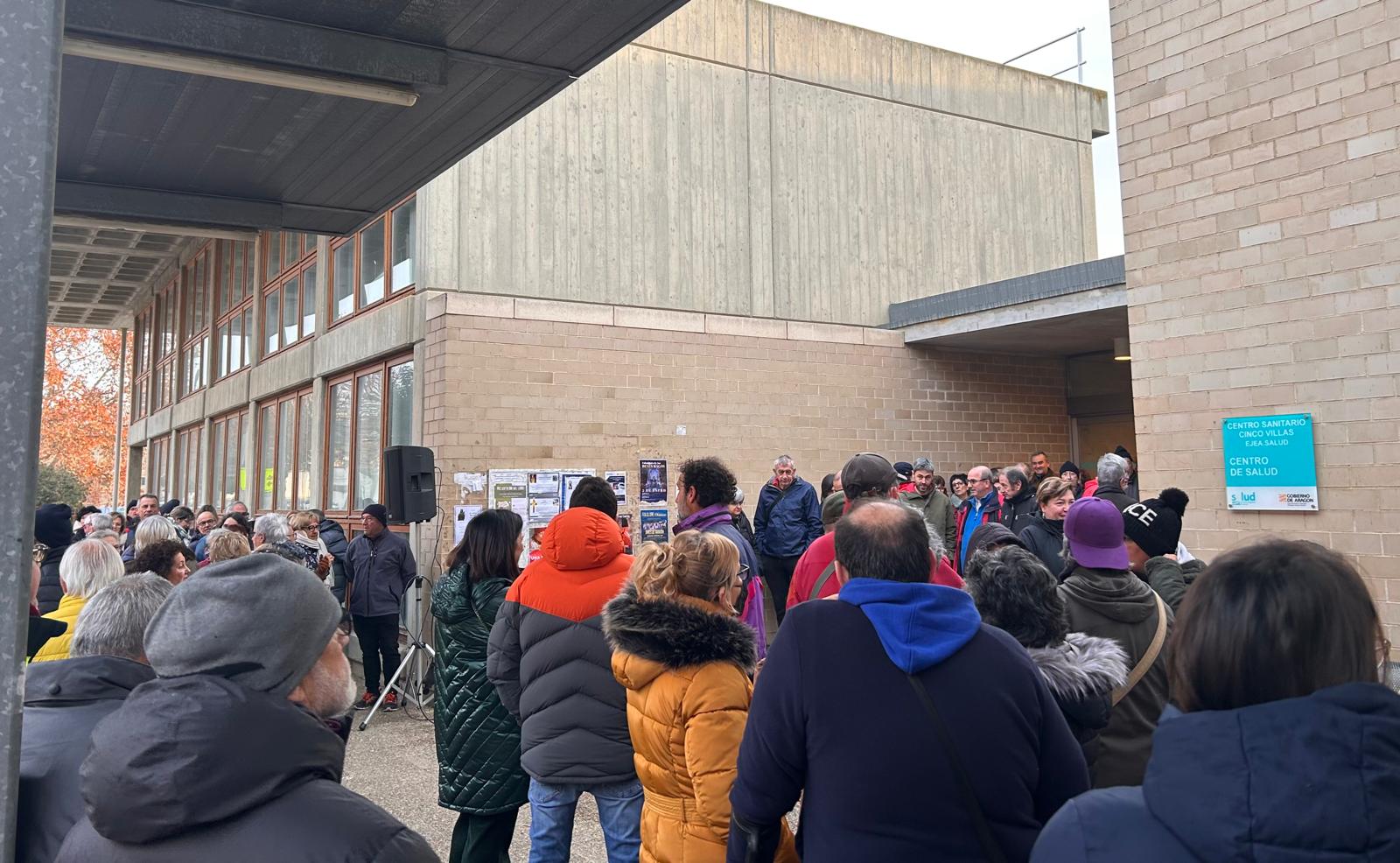 Nuevas manifestaciones en el centro de salud de Ejea(imagen de archivo)