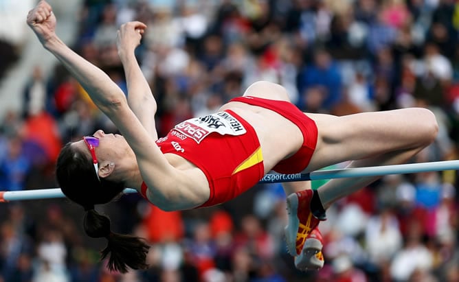 La saltadora española Ruth Beitia ha sido la gran protagonista en la segunda jornada del Campeonato de Europa de Atletismo al aire libre, que se está celebrando en Helsinki, tras firmar un salto de 1.97 metros