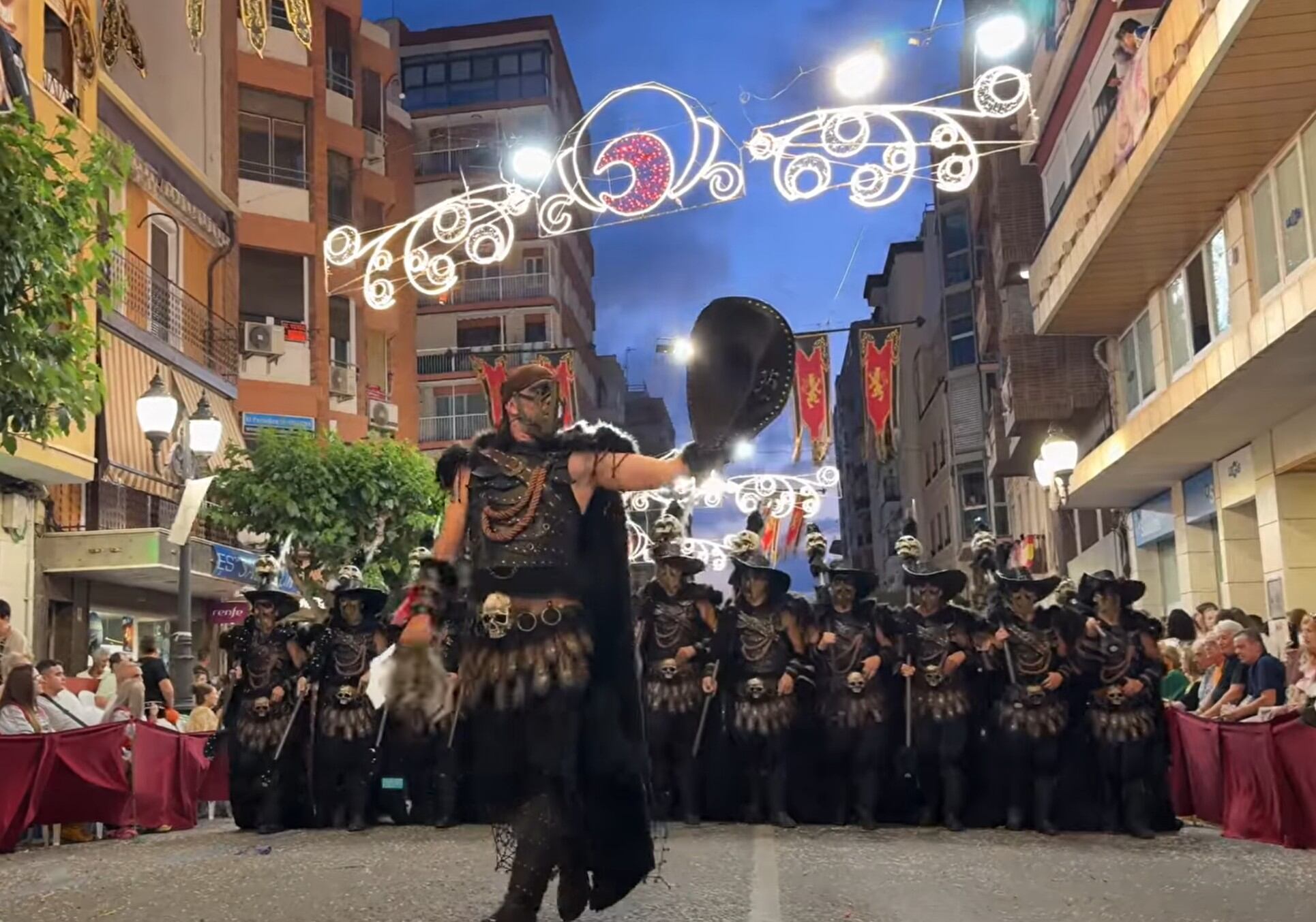 Escuadra de Kurdo´s en los desfiles de Villena