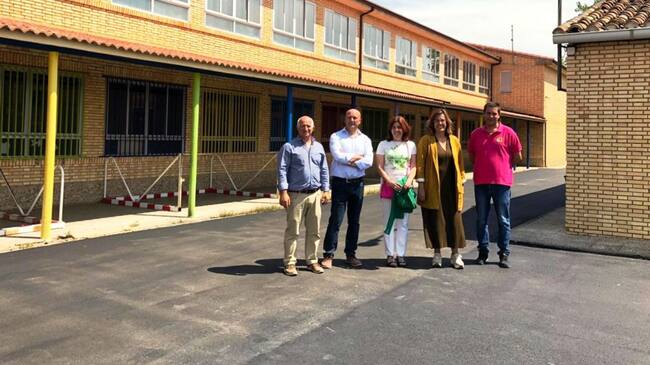 Visita al colegio de Villarramiel (Palencia)