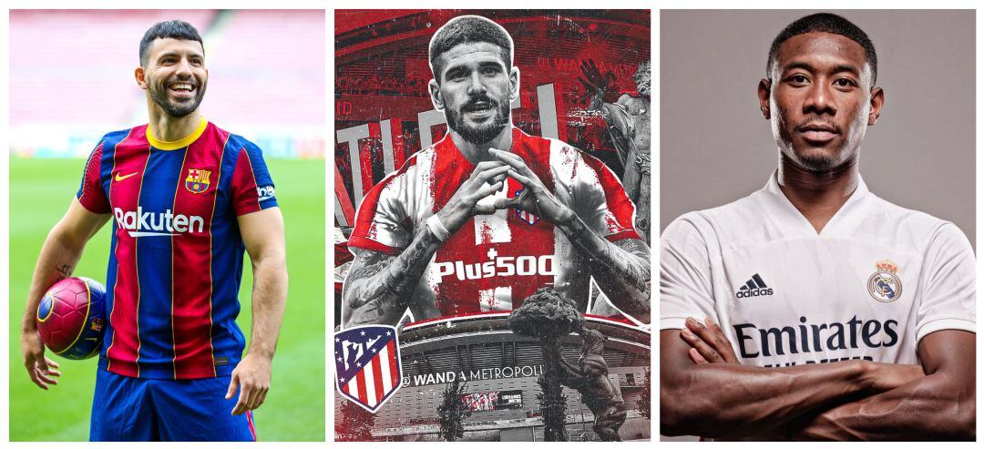 Agüero, de Paul y Alaba son los nuevos fichajes de Barça, Atleti y Real Madrid