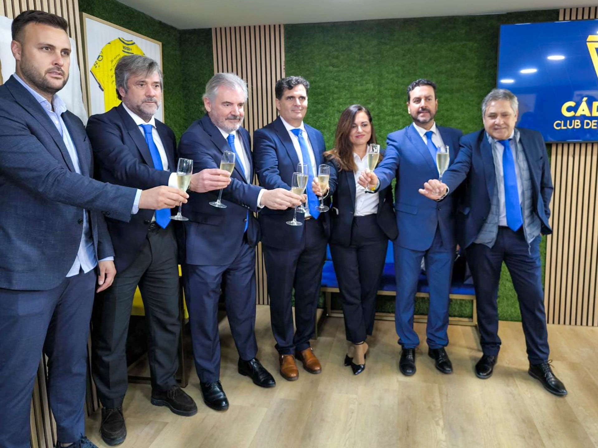 Consejo de Administración y de la Dirección Deportiva del Cádiz CF.