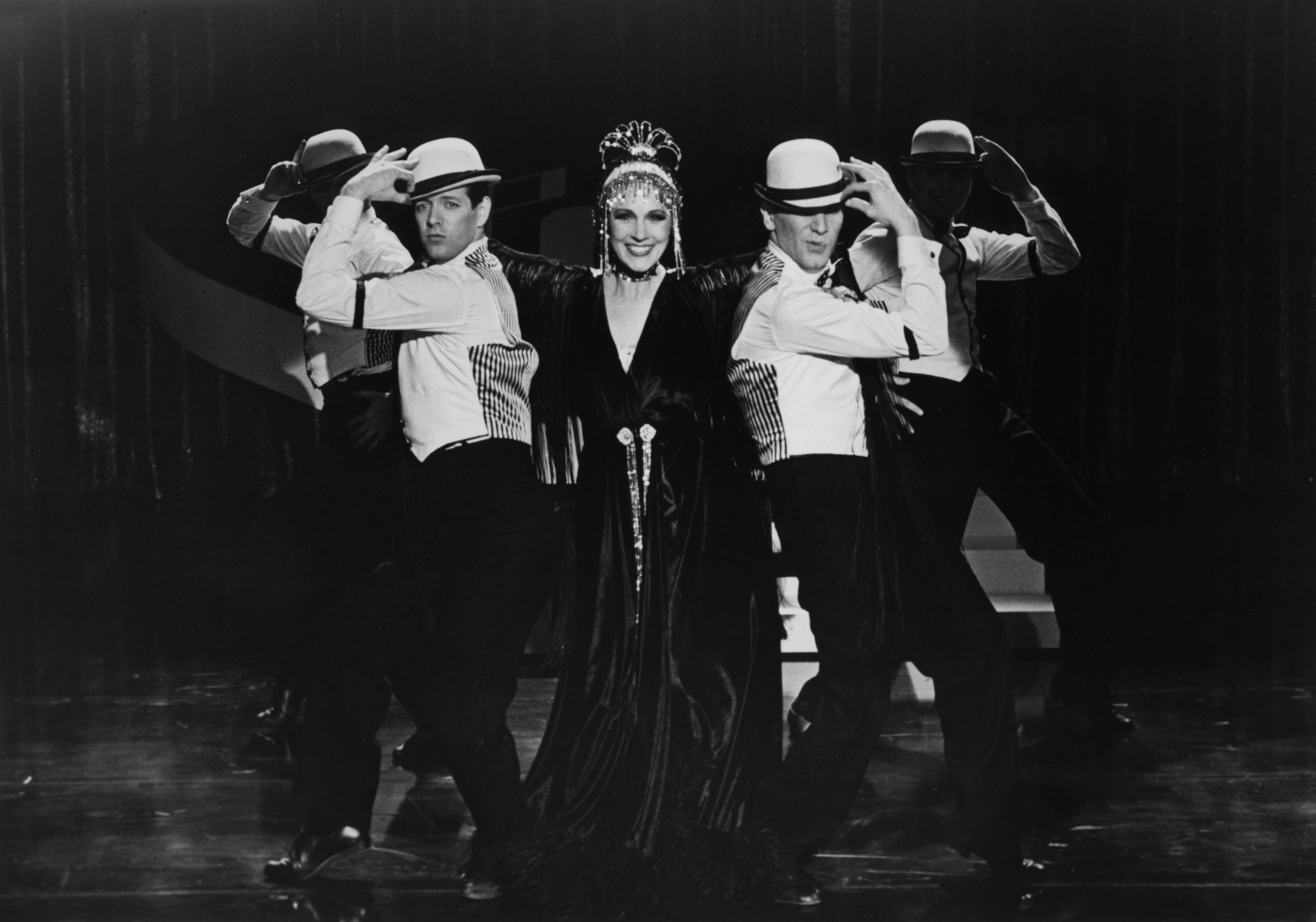 Julie Andrews durante el rodaje de &#039;Víctor o Victoria&#039; (1982).