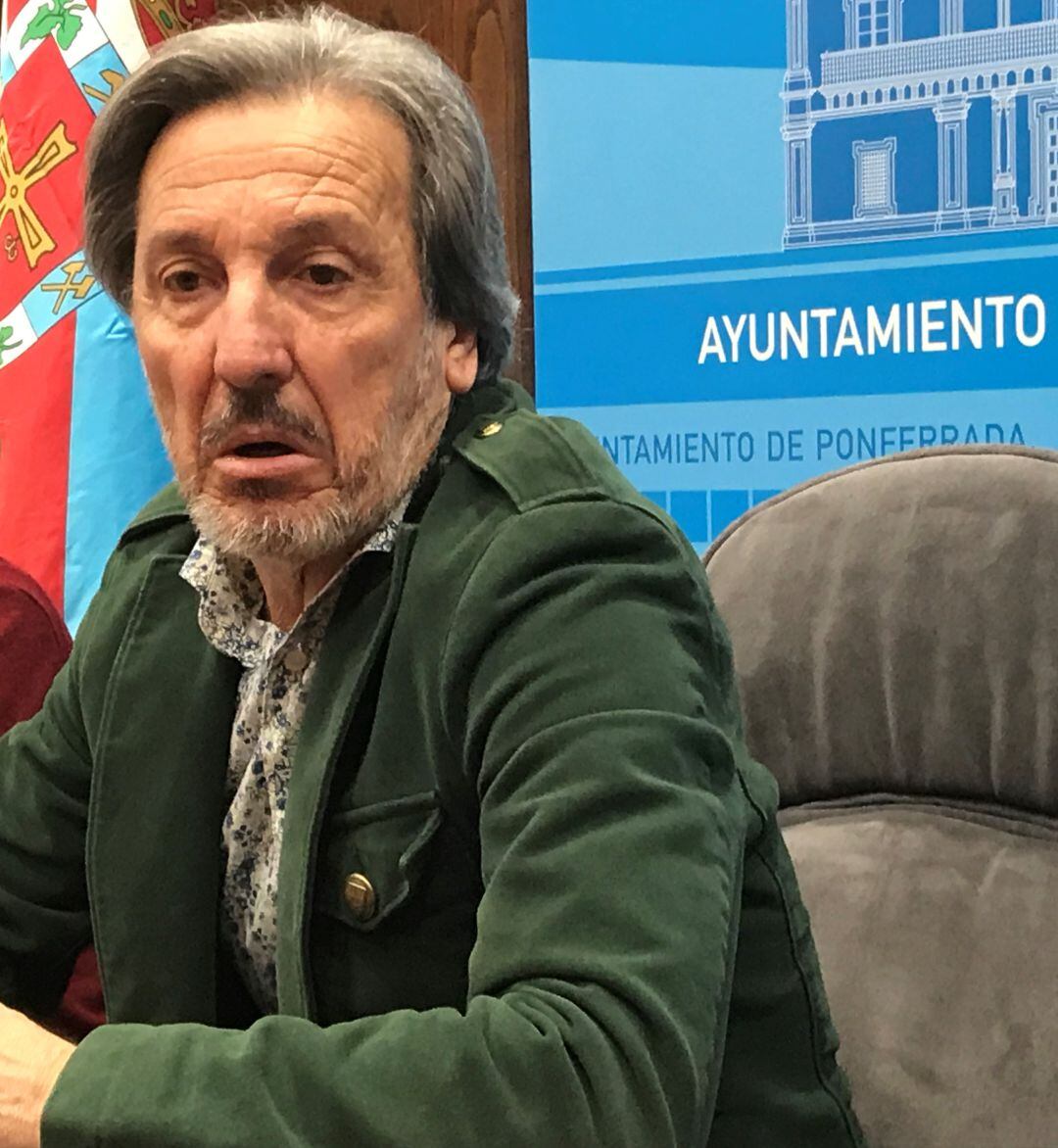 Pedro Muñoz, en la rueda de prensa de esta mañana