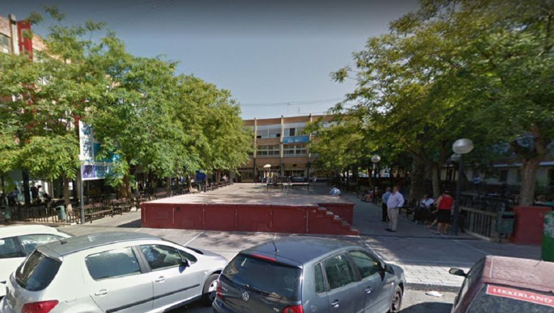 Imagen de la Plaza Argel, en la Zona Norte de Alicante