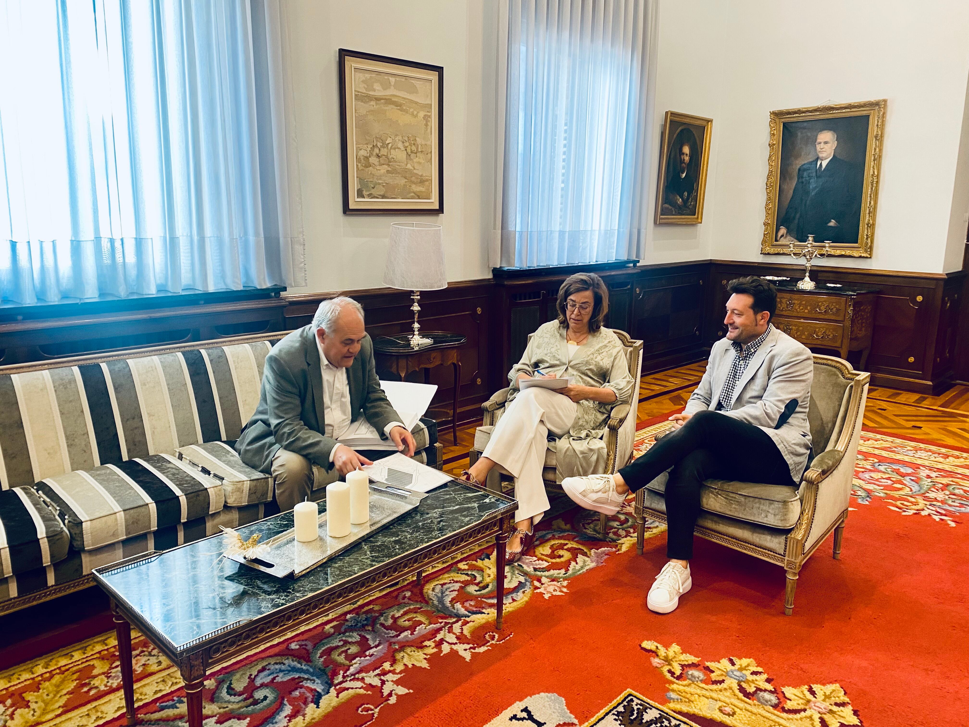 Reunión con el alcalde Astudillo (Palencia)