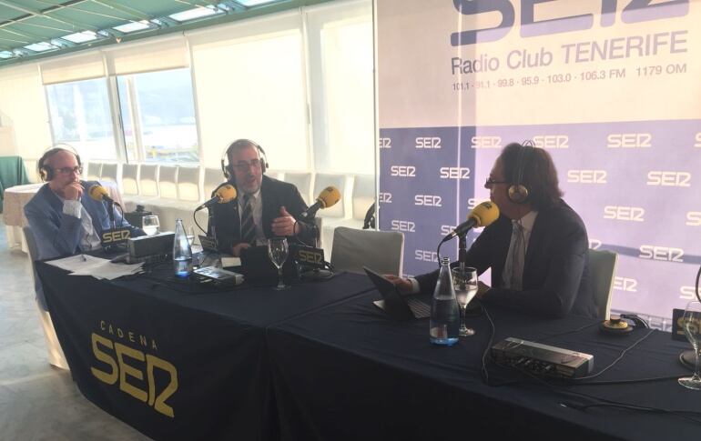 Cristóbal de La Rosa, en una entrevista en Hoy por Hoy La Portada desde el Casino de Tenerife