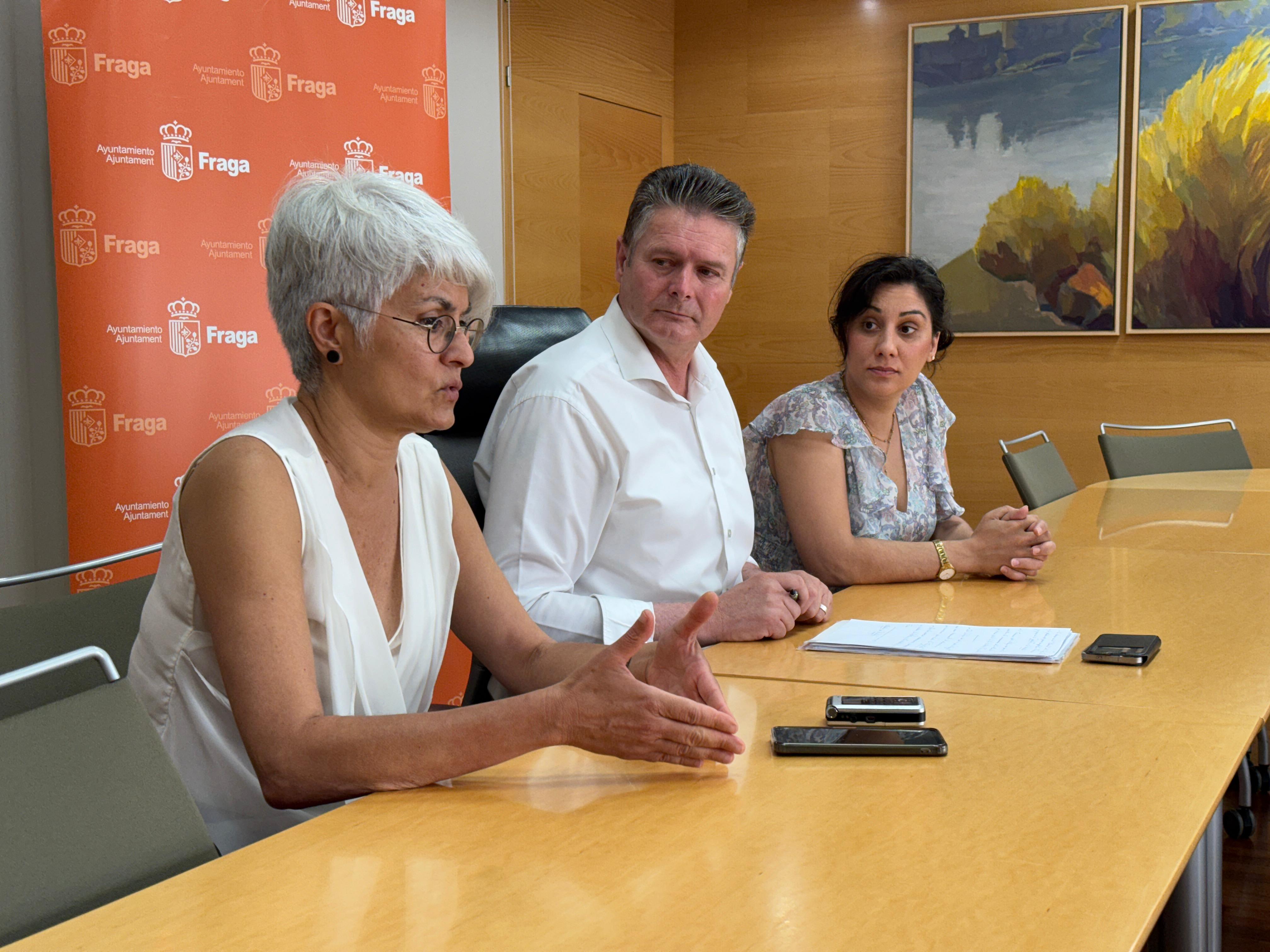 Argelich, Gramún y Martí (de izquierda a derecha).