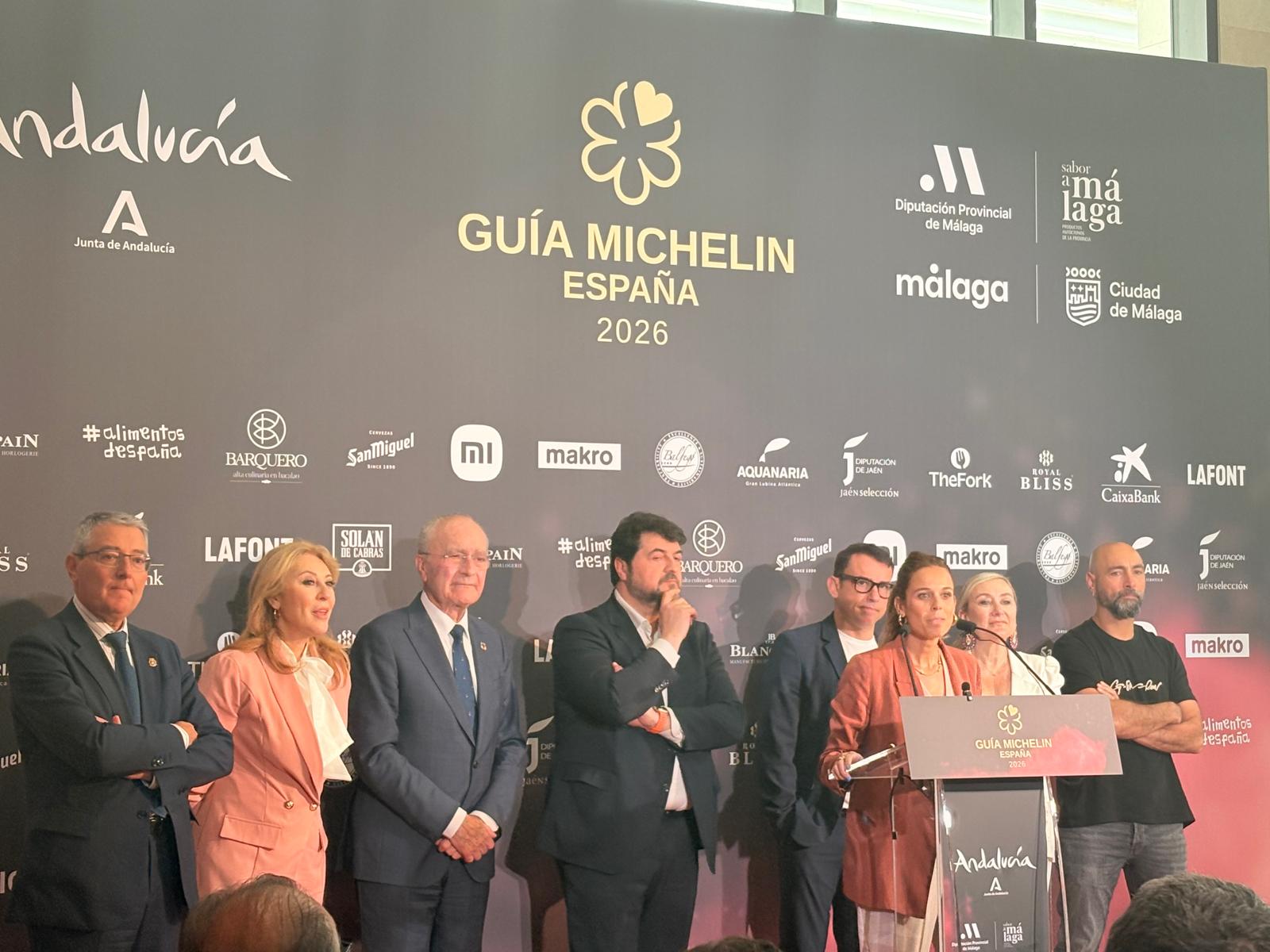 Un momento de la presentación del acuerdo de la gala