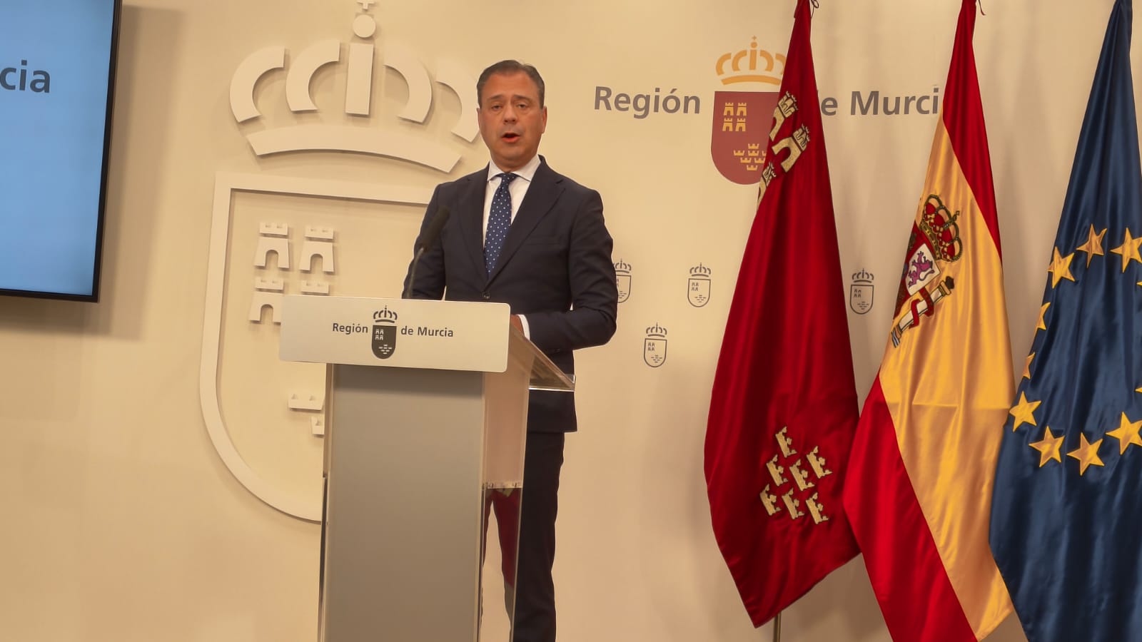 Marcos Ortuño, portavoz del Gobierno en la Región de Murcia