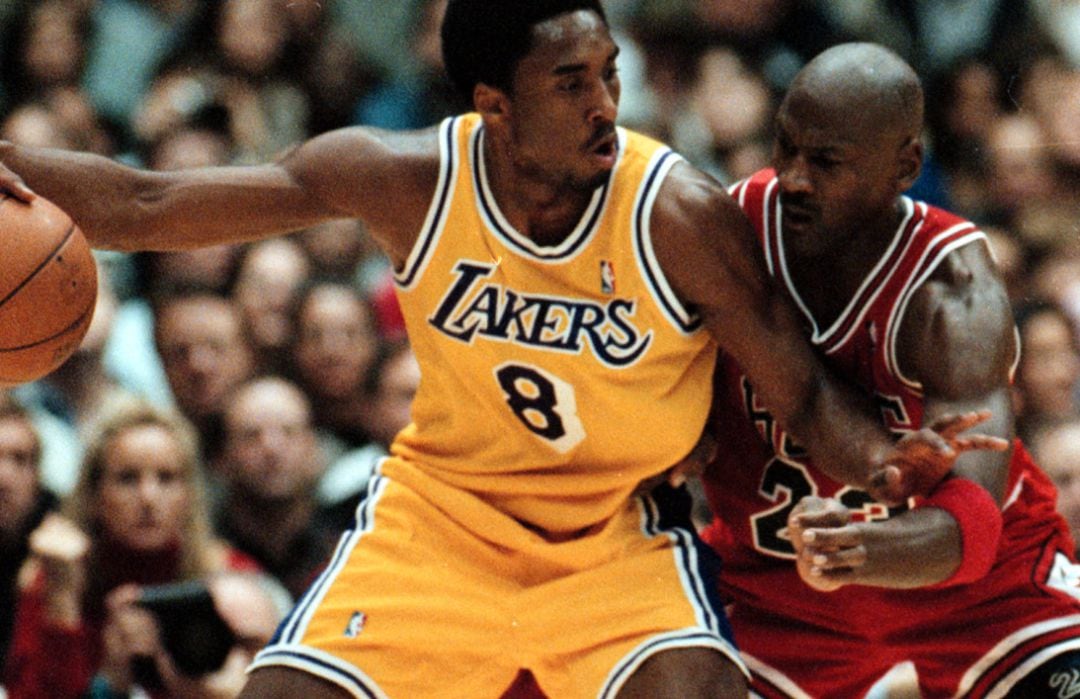 Kobe Bryant y Michael Jordan.