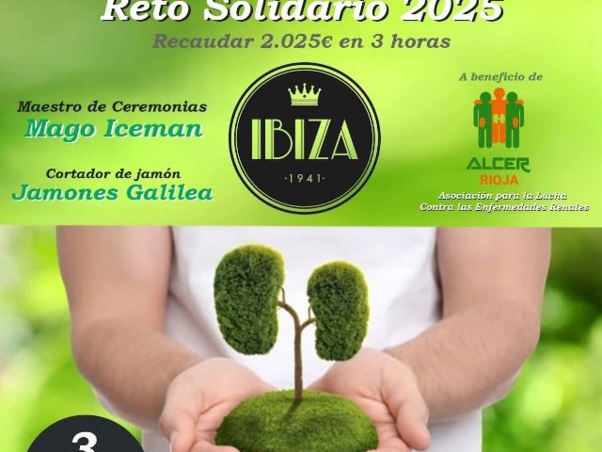 El vermú solidario del Café Ibiza de Logroño apoya a ALCER en su lucha contra las enfermedades renales