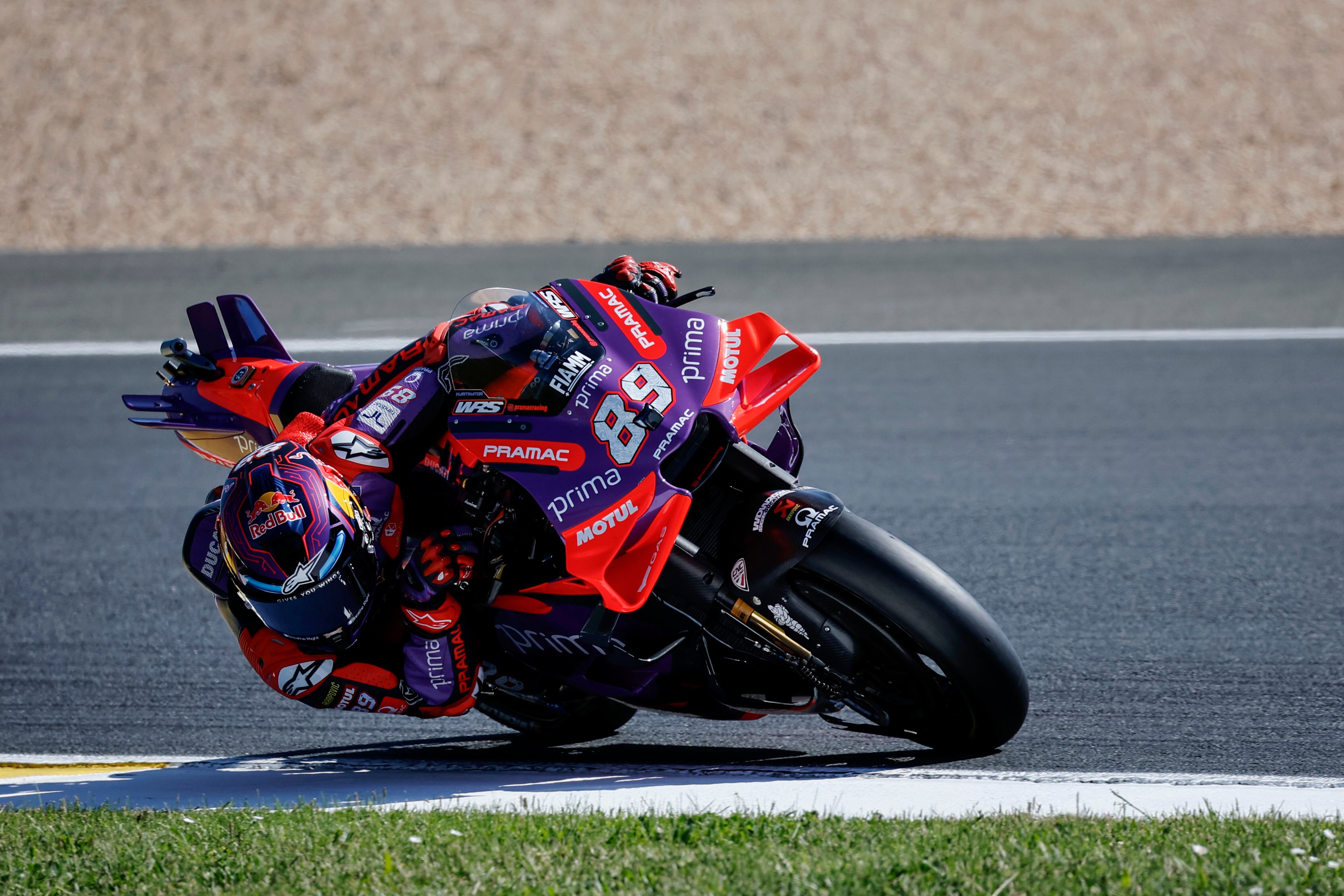 Jorge Martín, durante el GP de Francia 2024