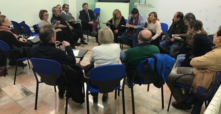 Reunión de la sectorial de Sanidad del PSOE de Jaén.