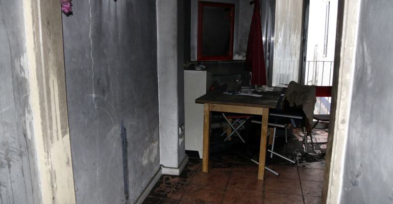 Imatge del pis on va morir la dona. 