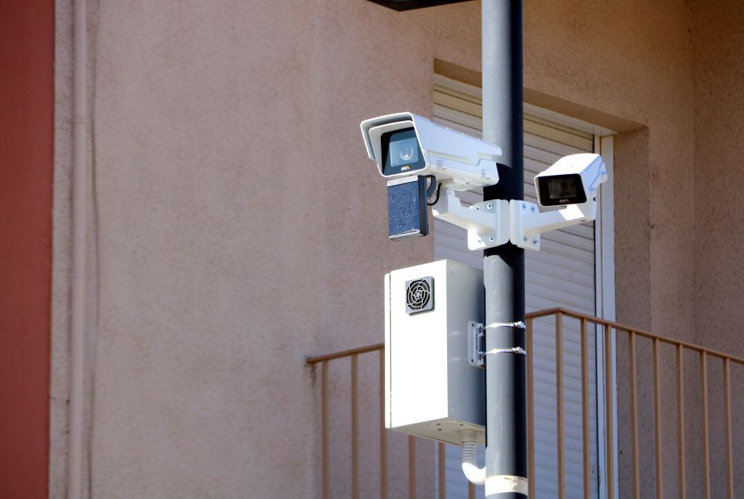 Una càmera de vigilància instal·lada a la Jonquera