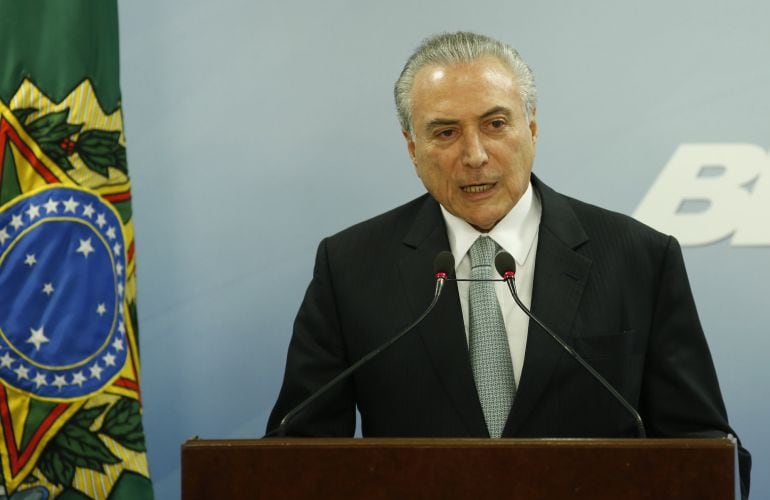 El presidente de Brasil, Michel Temer