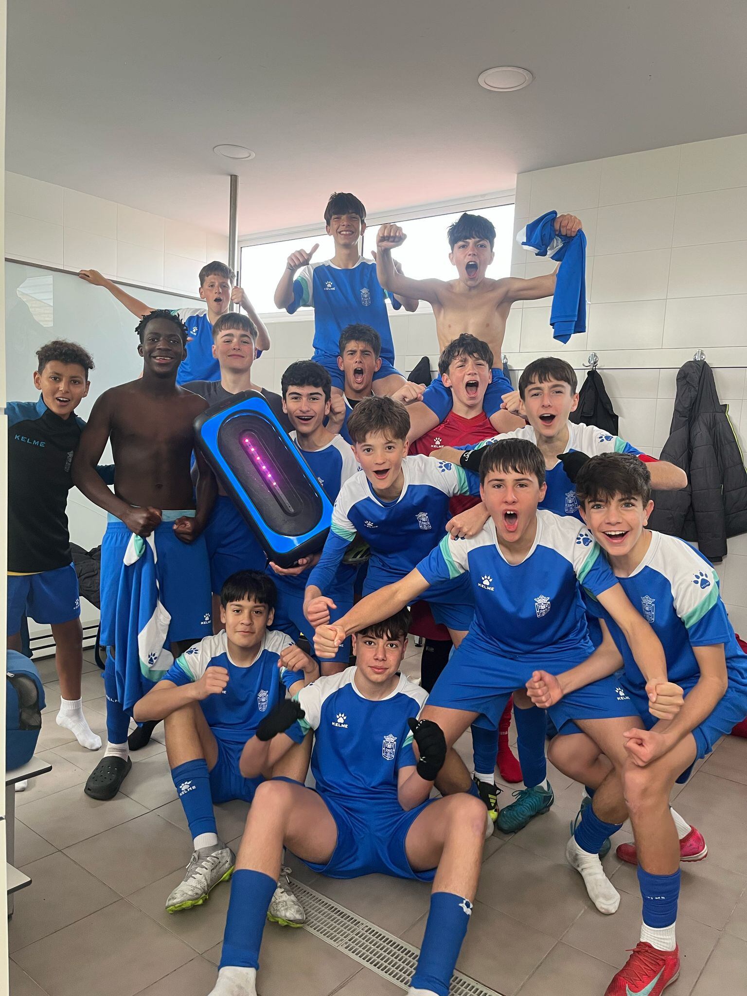 Infantil A del equipo de las Escuelas Deportivas