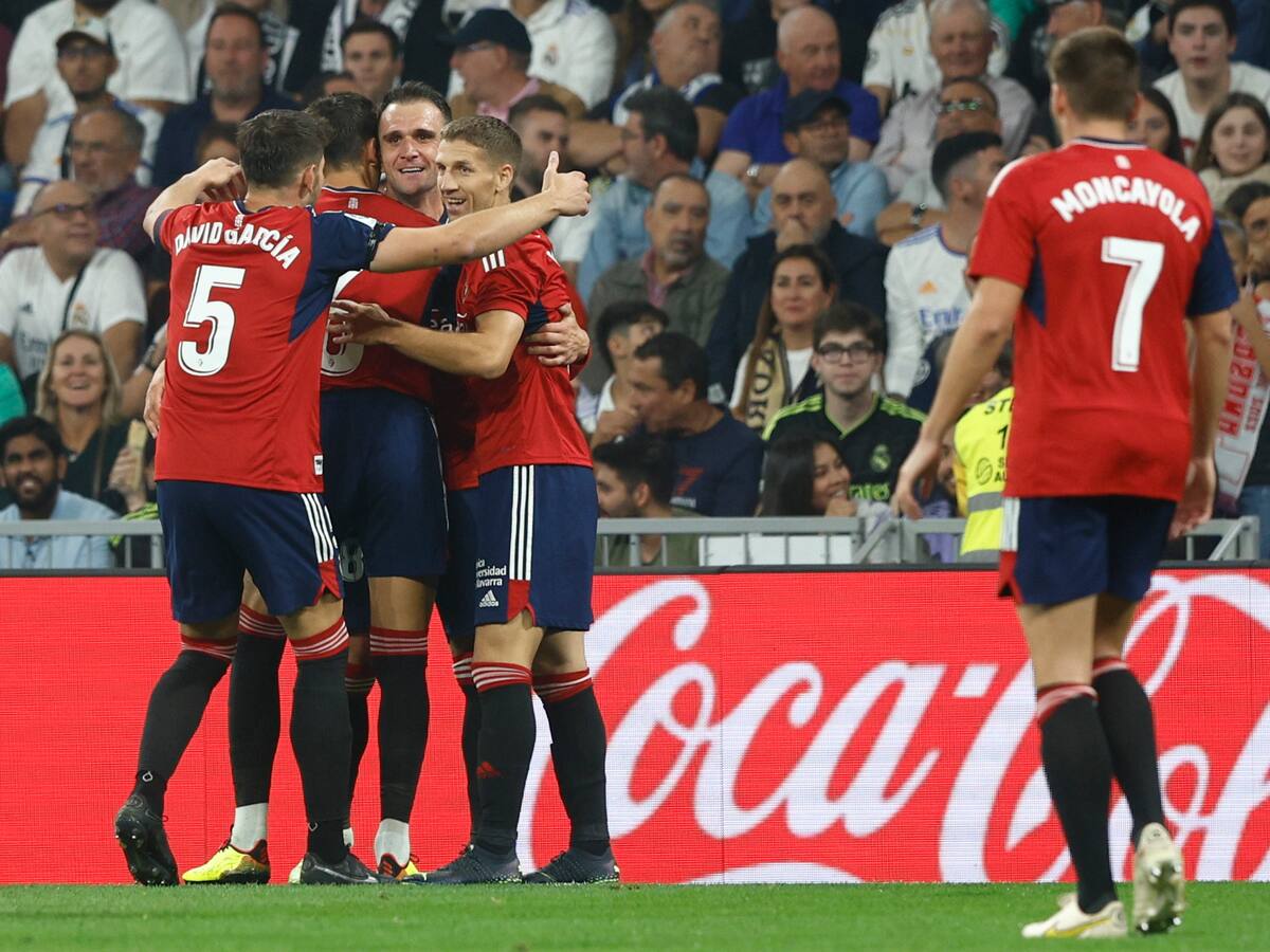 Osasuna saborea el punto sumado ante el Real Madrid