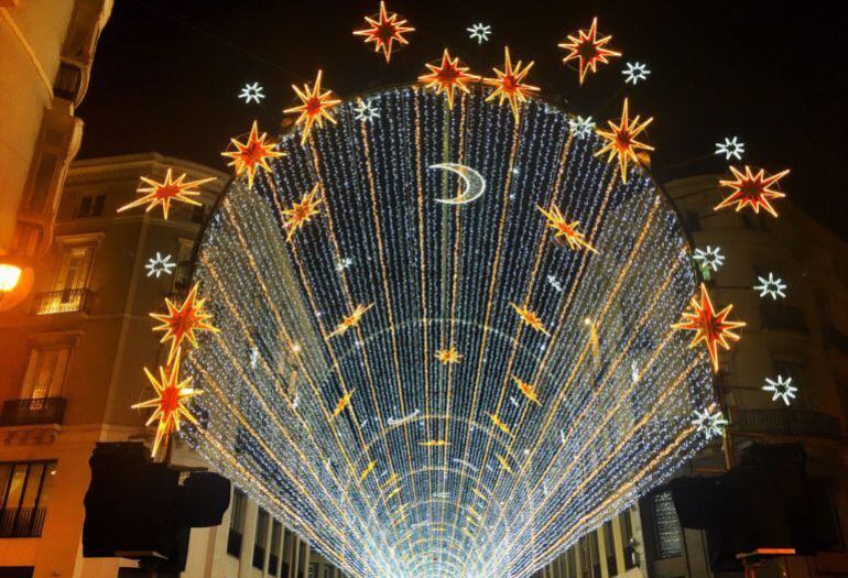 Alumbrado de Navidad en calle Larios