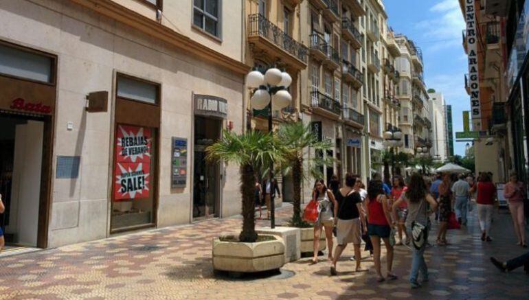 Calle comercial de Valencia 