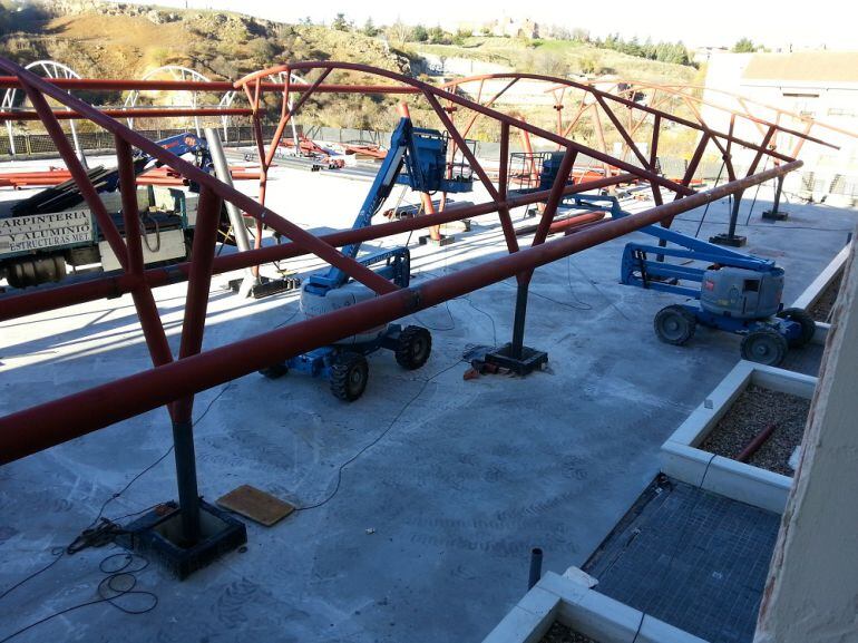 Obras de remodelación de la Estación de Autobuses que estarán finalizadas a mediados del mes de enero.