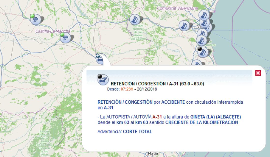 La DGT informaba de las retenciones