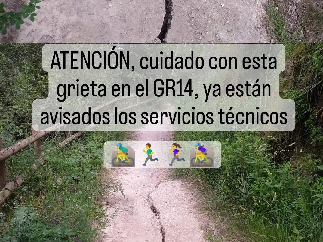 El club Espeleoduero advertía de este peligro hace varios días