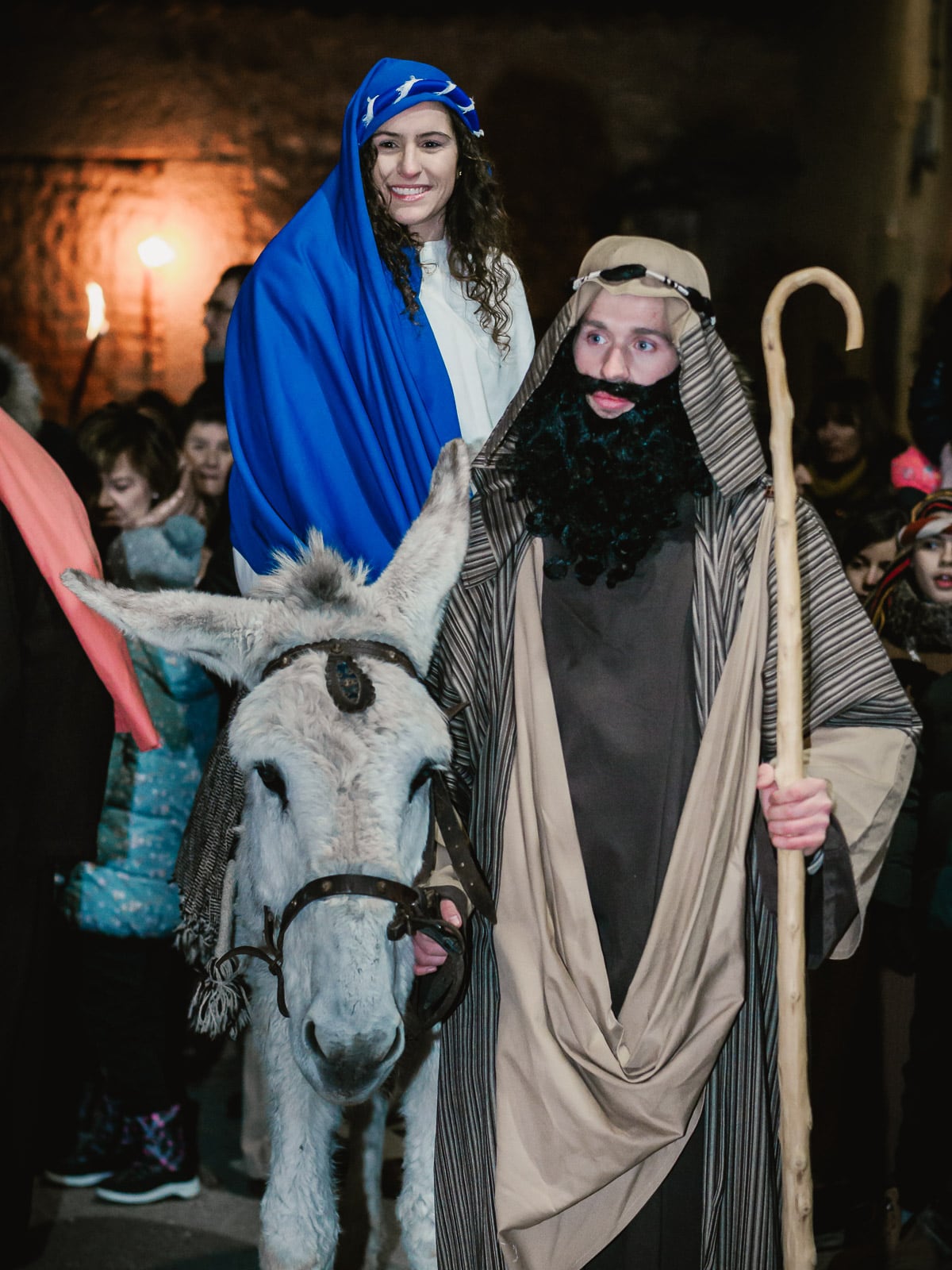 María y José buscando posada