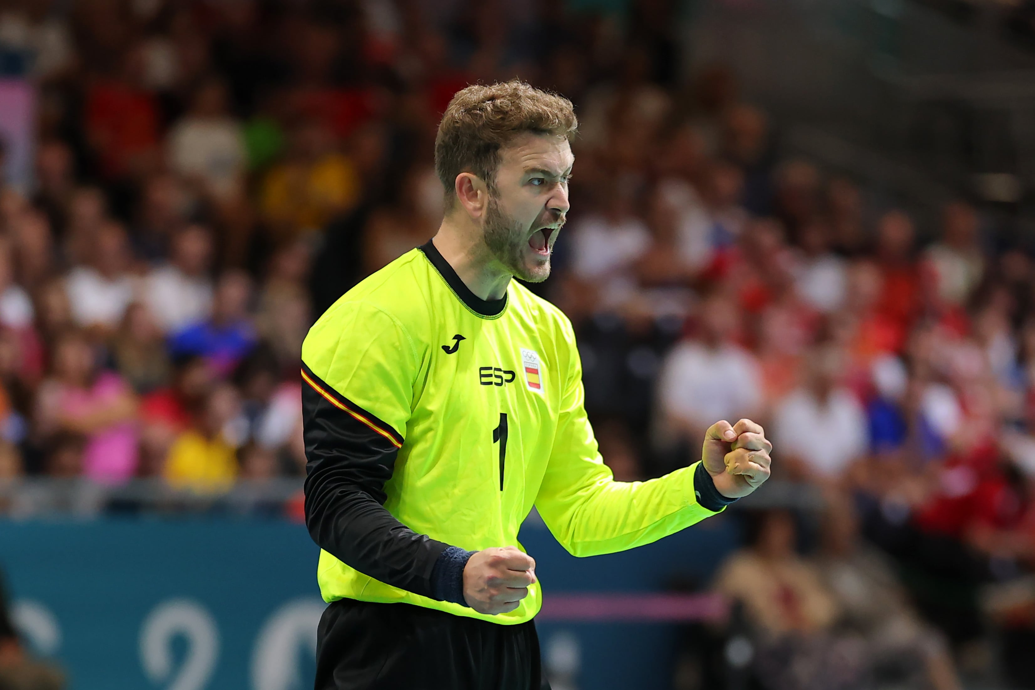 Gonzalo Pérez de Vargas celebra una parada en los Juegos Olímpicos de París 2024